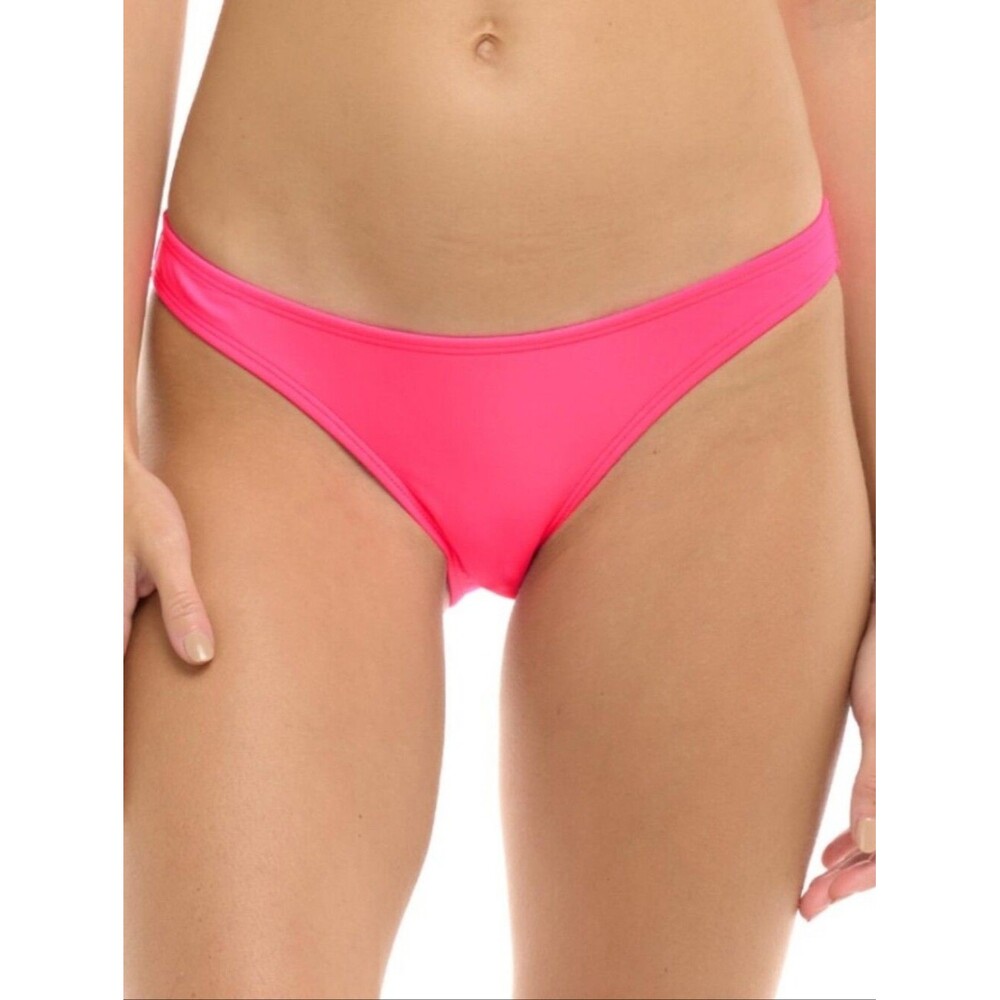 NWT Body Glove Basic Solid Low Rise Hot Pink Bikini Bottom Swimsuit Bubblegum- S